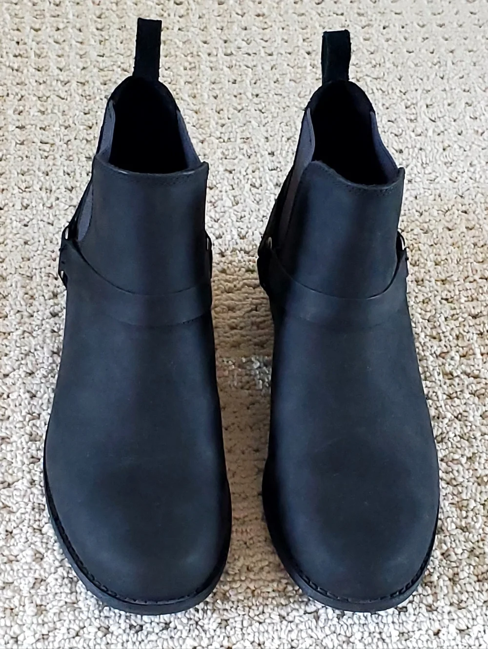 Teva Ellery Chelsea FG Waterproof Leather Ankle Boot, Black, Wm 9, NEW! - Picture 3 of 16
